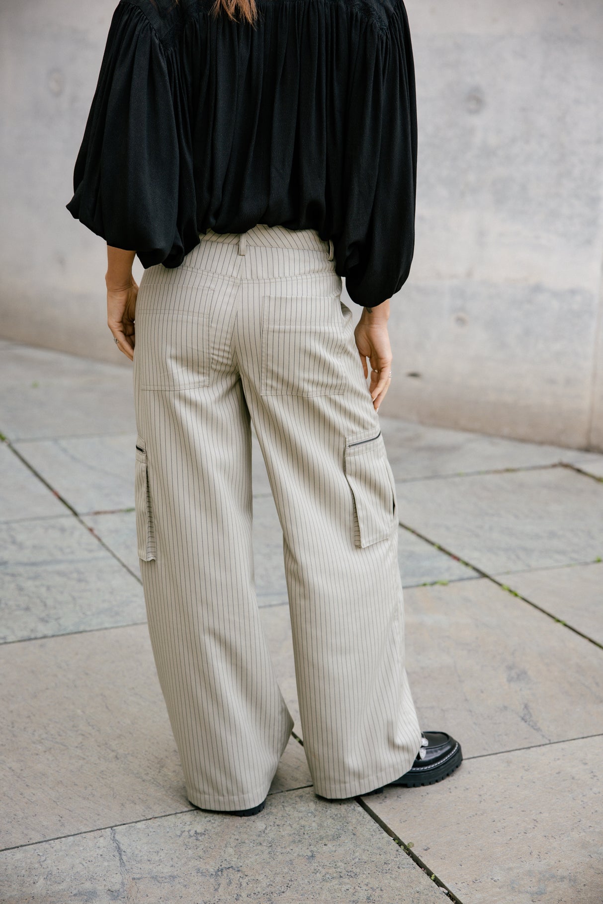 

Wide-leg pants Woman Giorgia Agafay light khaki | Freeman T. Porter