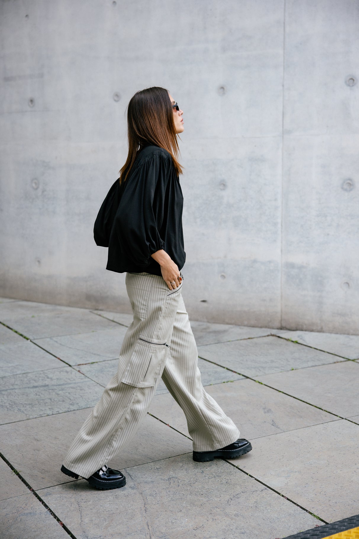 

Wide-leg pants Woman Giorgia Agafay light khaki | Freeman T. Porter