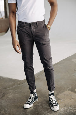 

Pantalon chino Homme Mathis Bonito black | Freeman T. Porter