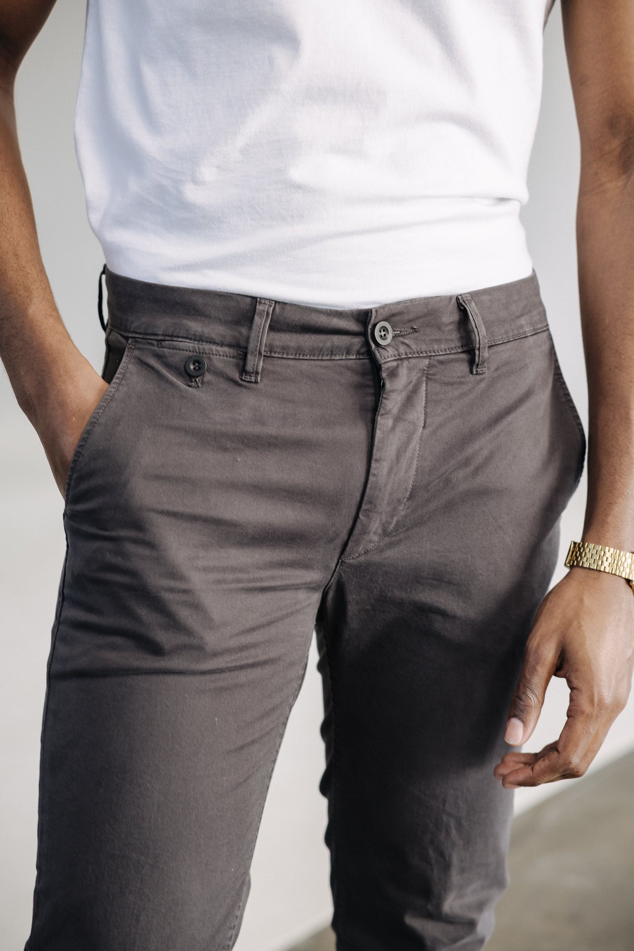 

Chinohose Mann Mathis Bonito black | Freeman T. Porter