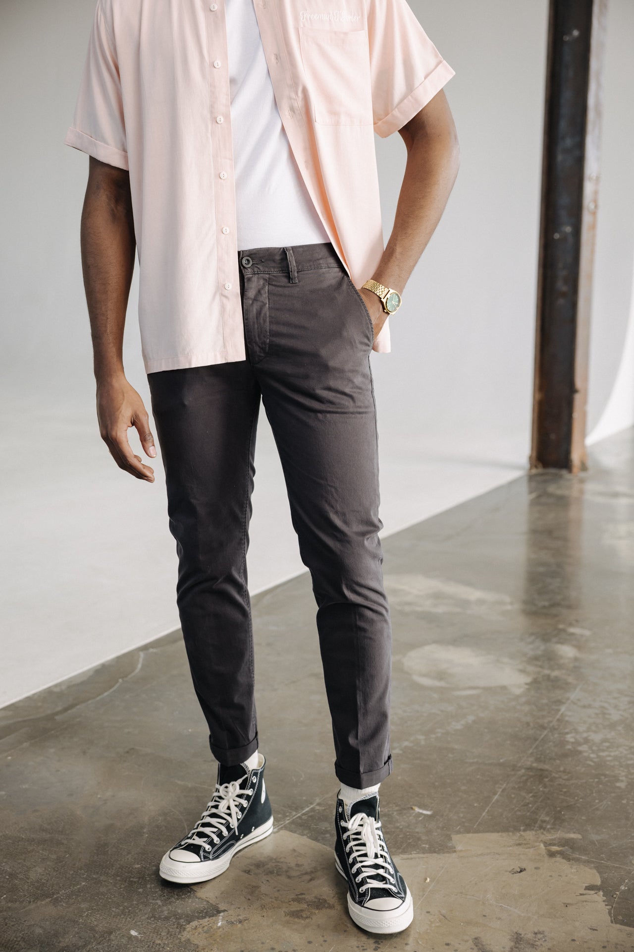 

Chinohose Mann Mathis Bonito black | Freeman T. Porter