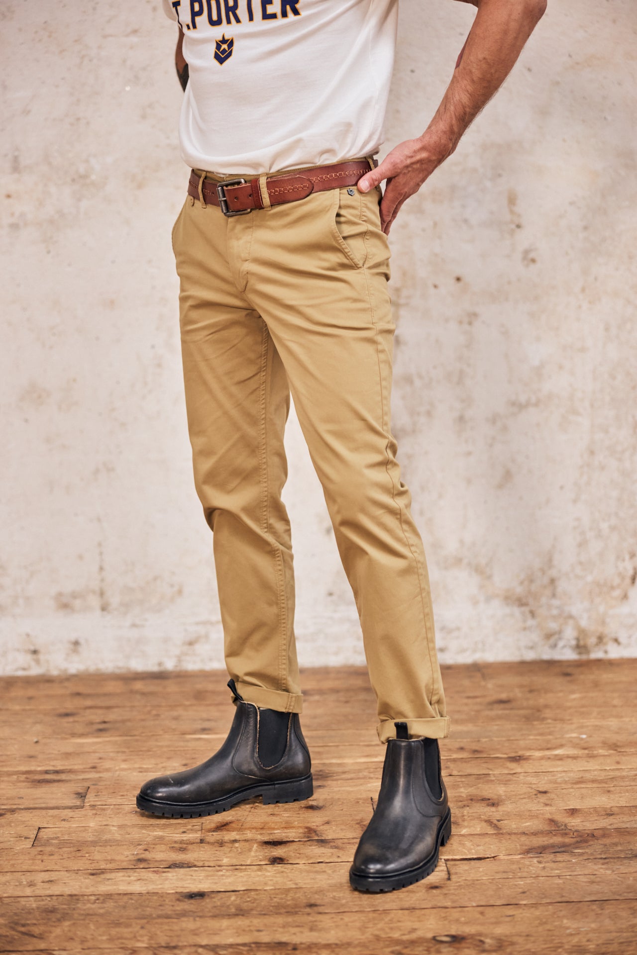 

Pantalones chinos Hombres Mathis Bonito kelp | Freeman T. Porter