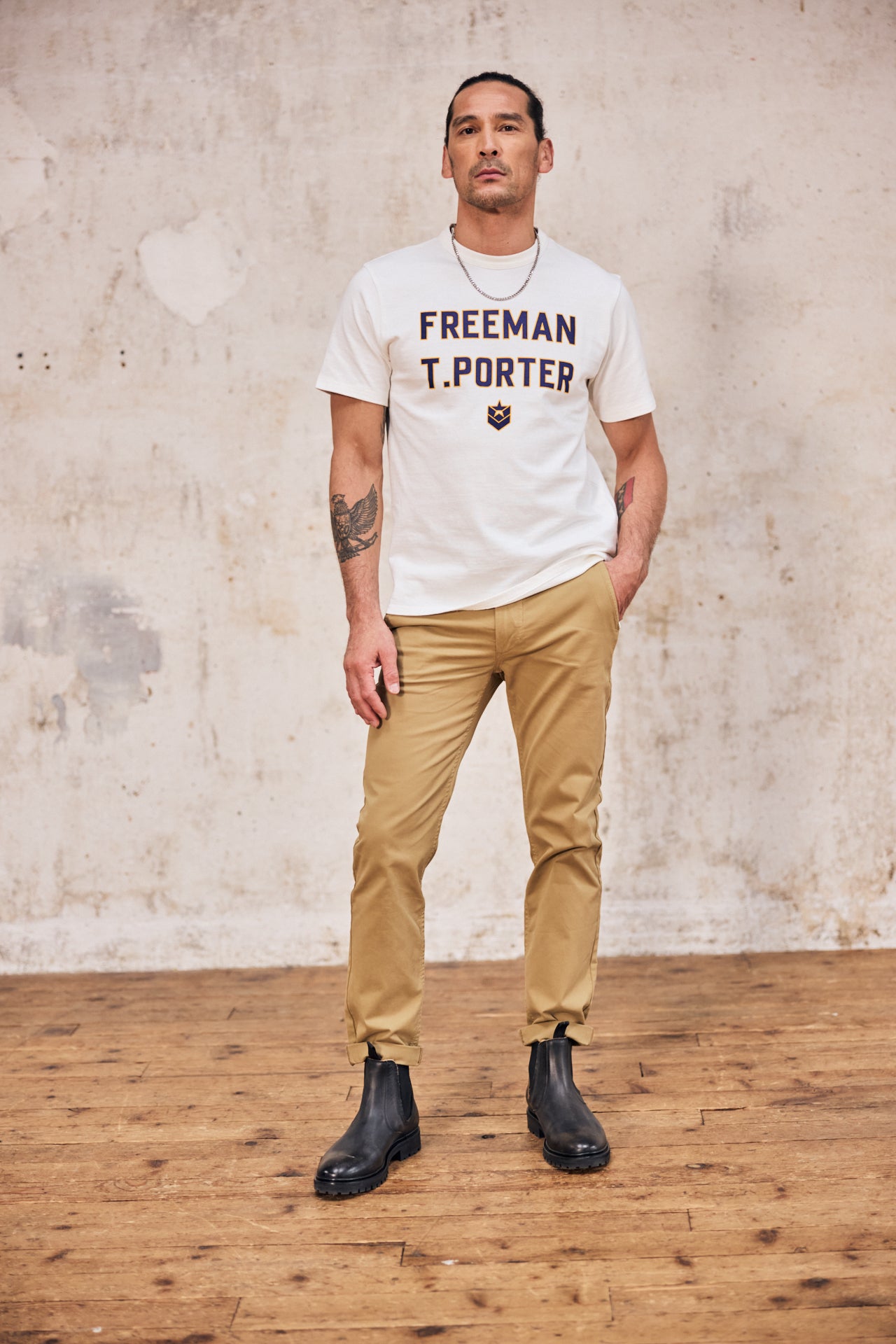 

Pantalones chinos Hombres Mathis Bonito kelp | Freeman T. Porter