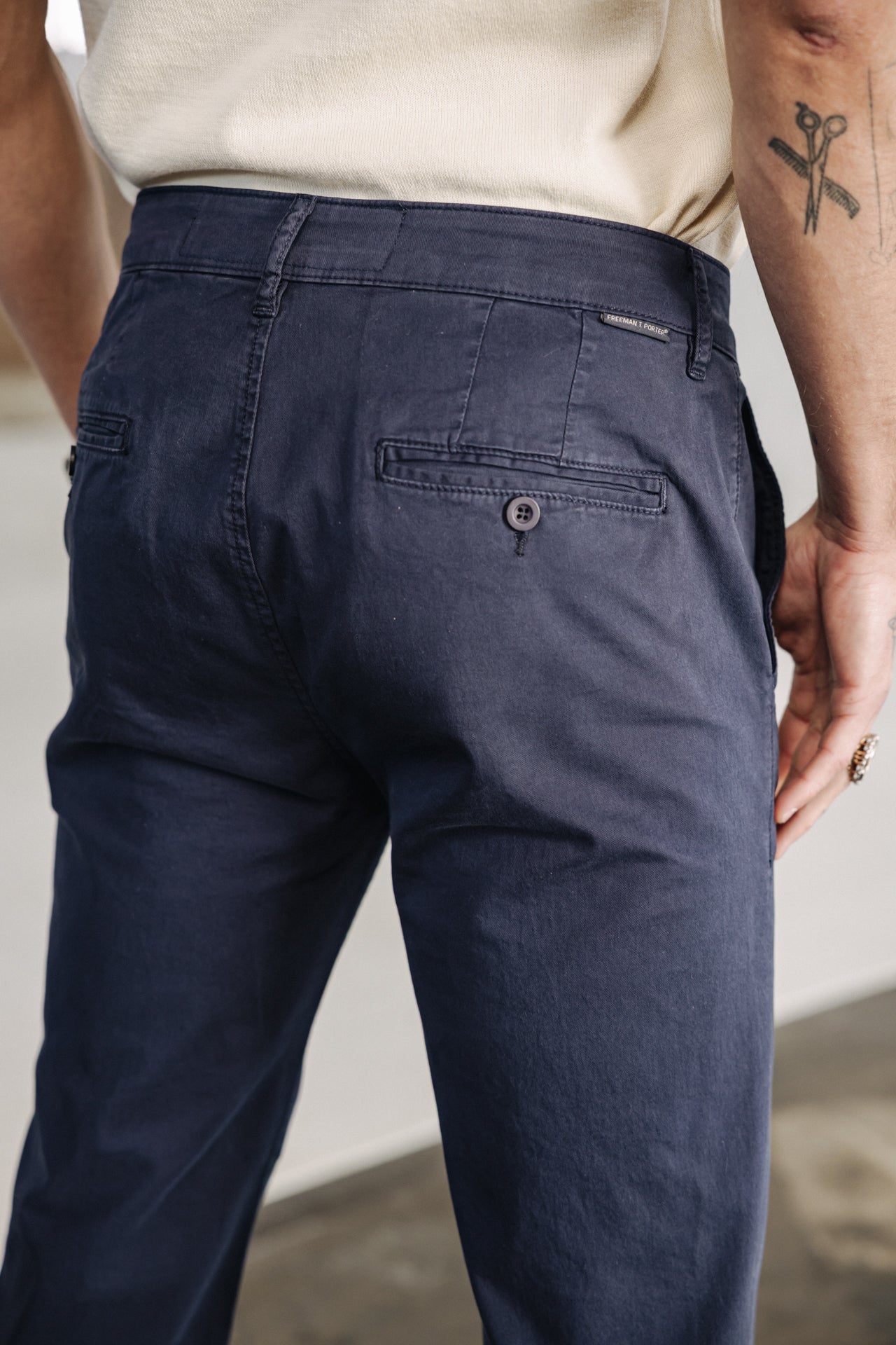 

Pantalones chinos Hombres Mathis Bonito navy | Freeman T. Porter