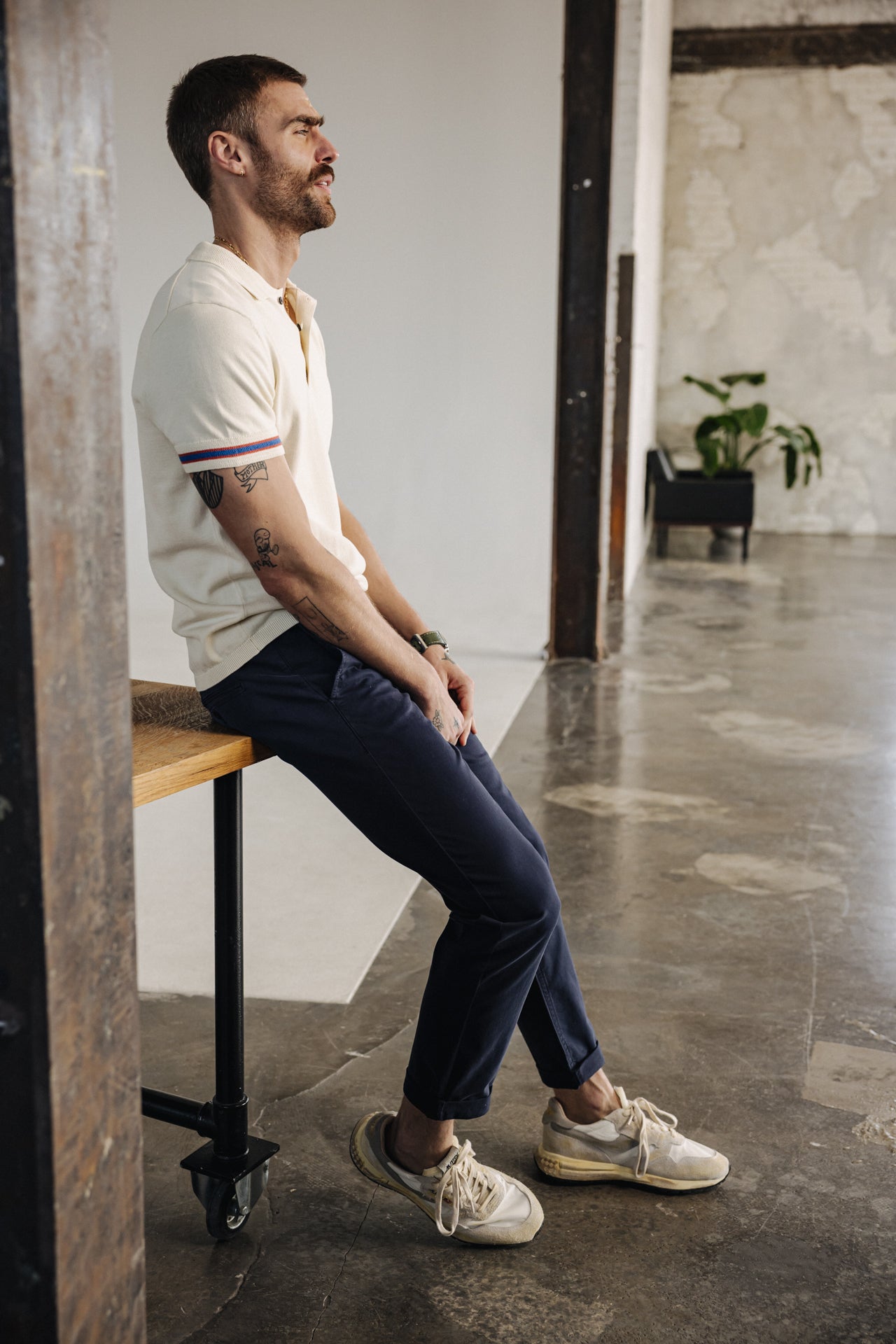 

Pantalones chinos Hombres Mathis Bonito navy | Freeman T. Porter