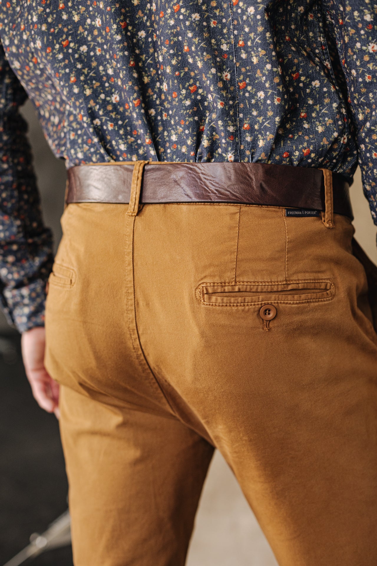 

Chino trousers Men Mathis Bonito rubber | Freeman T. Porter