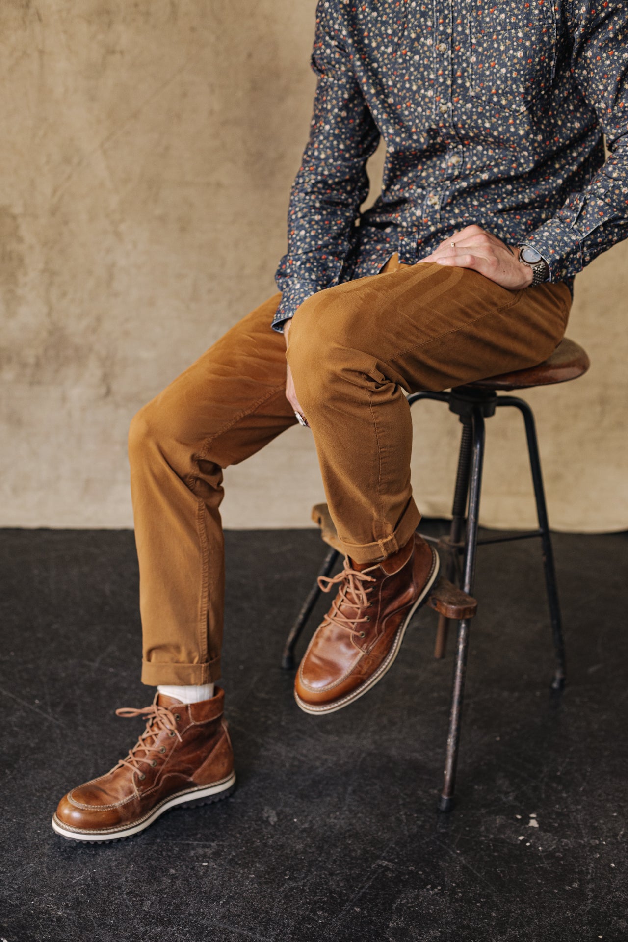 

Chino trousers Men Mathis Bonito rubber | Freeman T. Porter