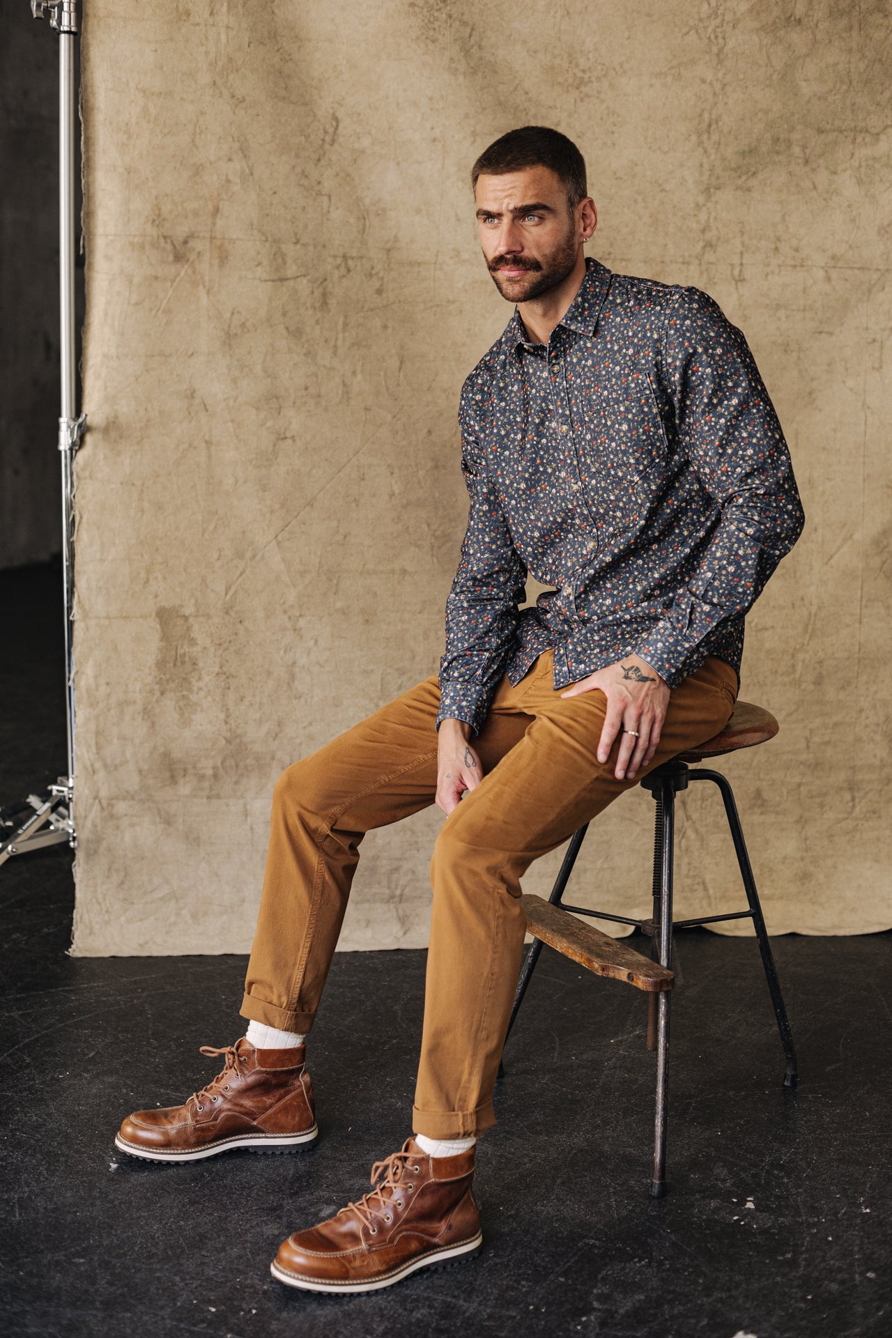 

Chino trousers Men Mathis Bonito rubber | Freeman T. Porter