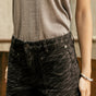 

Kurze High Waist Shorts mit Print Damen Calissa joya black | Freeman T. Porter