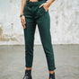 

pantalon taille haute super slim Woman Leana Pimento original | Freeman T. Porter