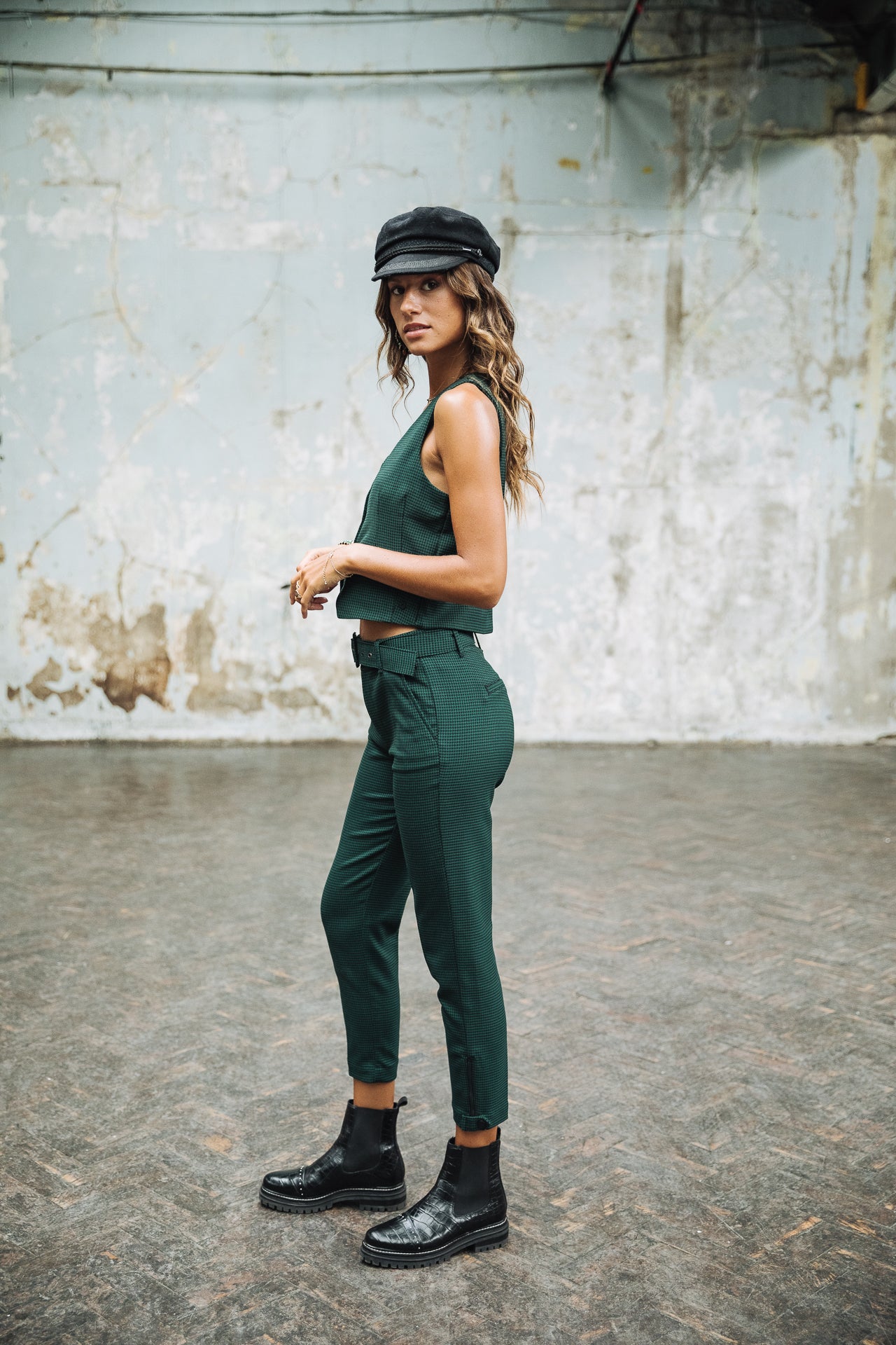 

pantalon taille haute super slim Woman Leana Pimento original | Freeman T. Porter