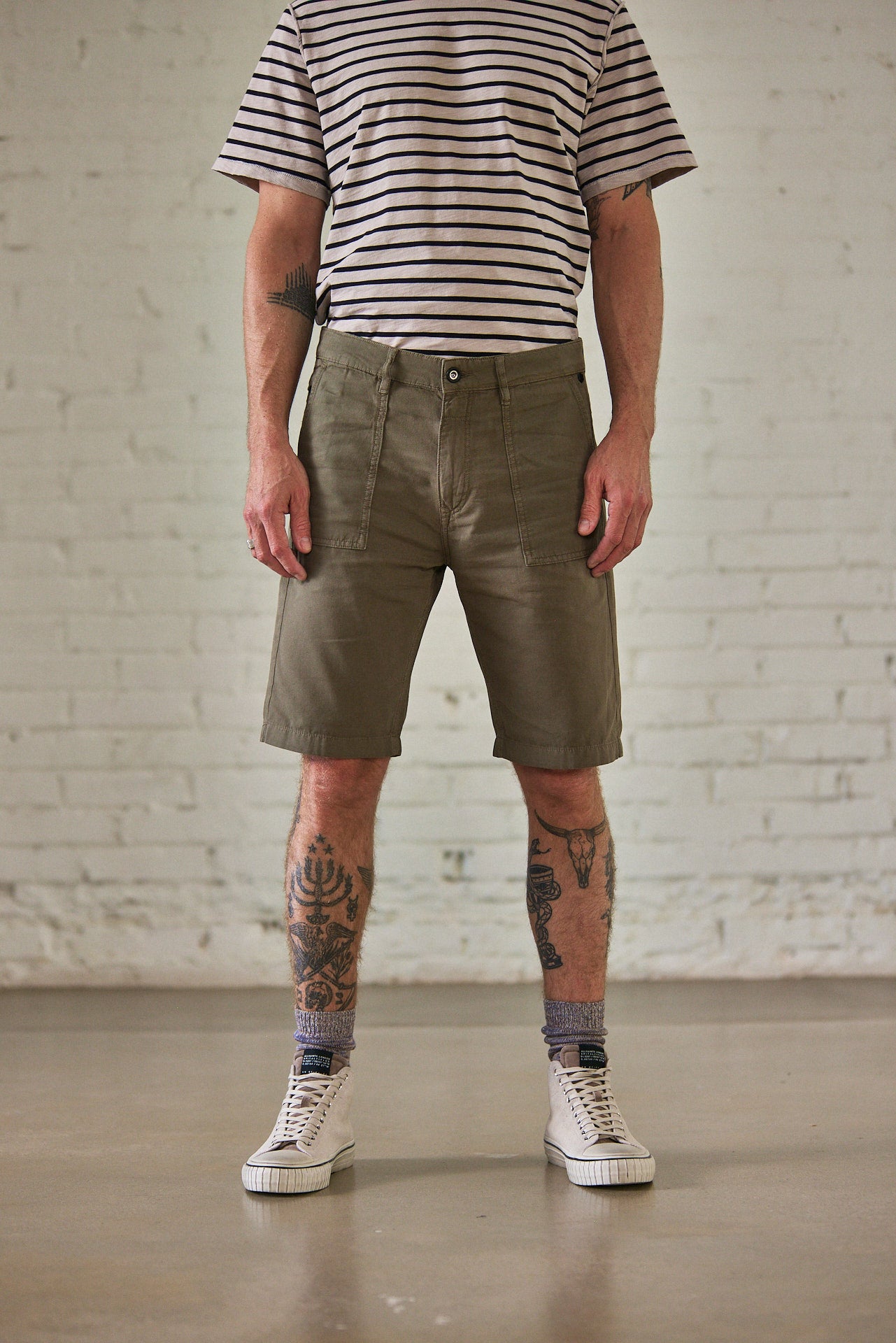 
              

Short droit Homme Bastian Short Utility dusty olive | Freeman T. Porter
            