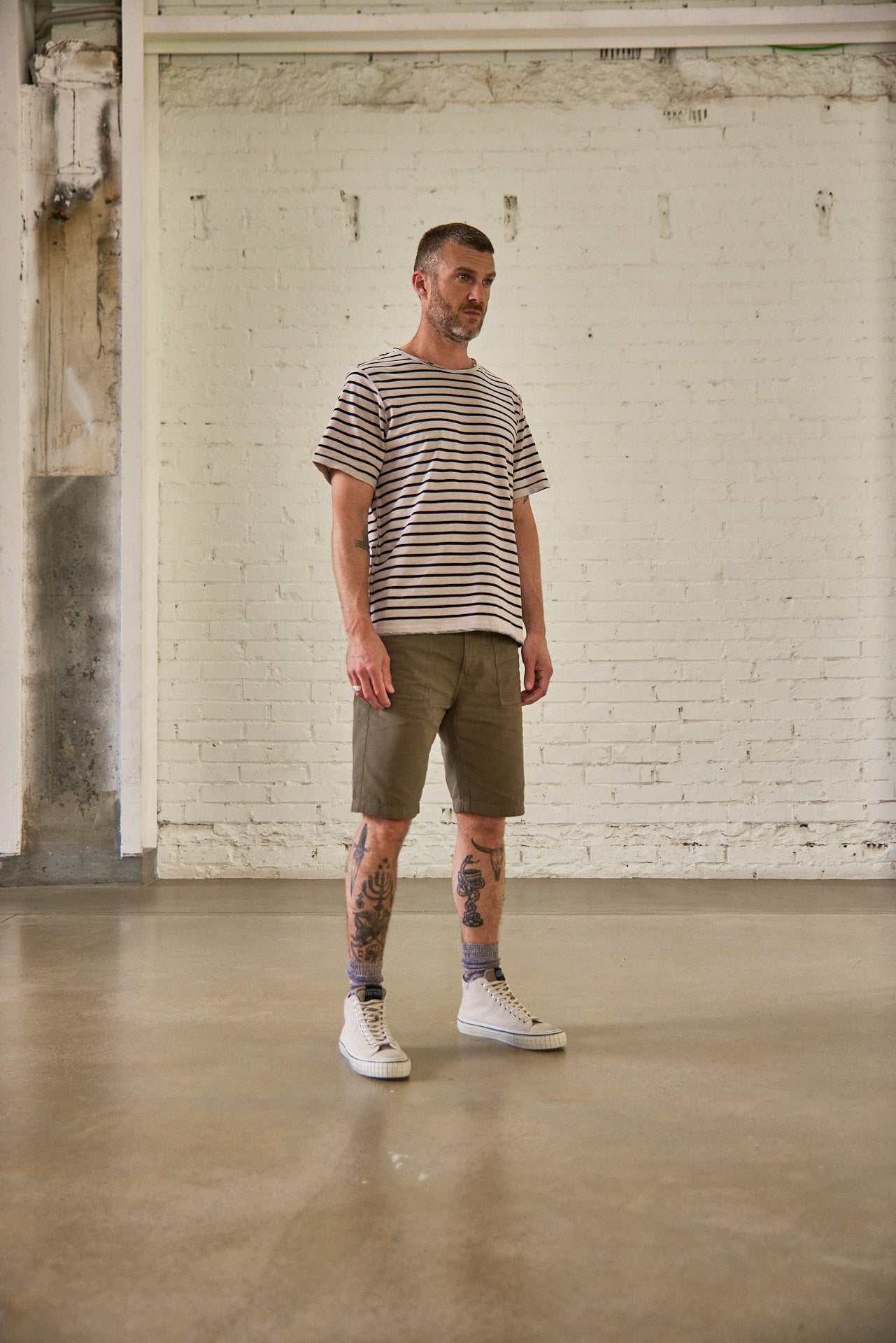 

Short droit Homme Bastian Short Utility dusty olive | Freeman T. Porter