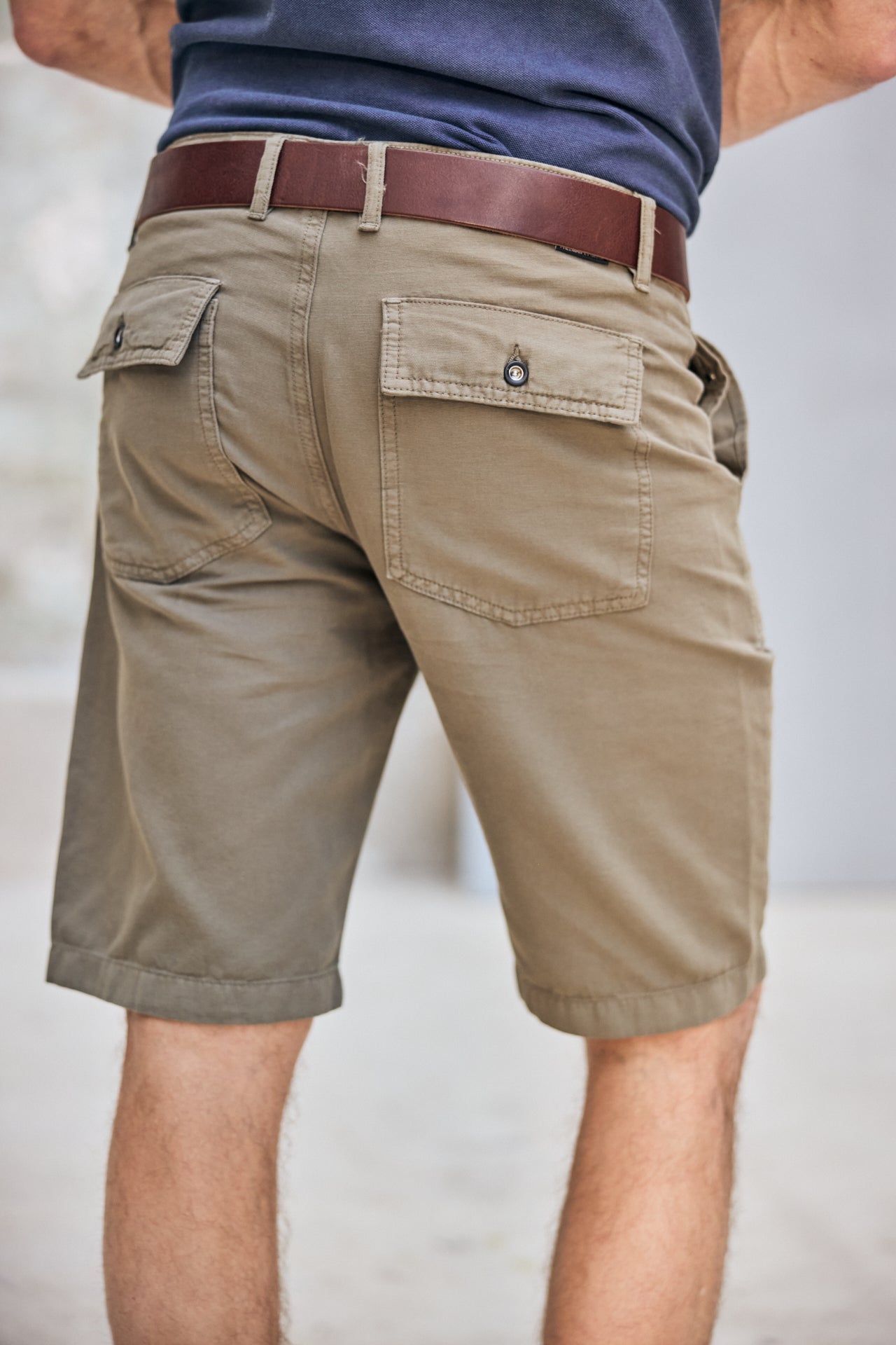 

Pantalones cortos rectos Hombres Bastian Short Utility dusty olive | Freeman T. Porter