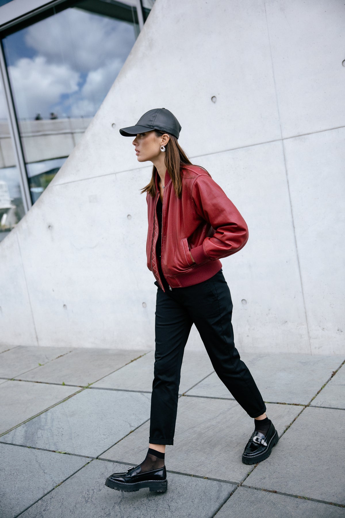 

7/8 city slim broek Dames Claudia Felicita black | Freeman T. Porter