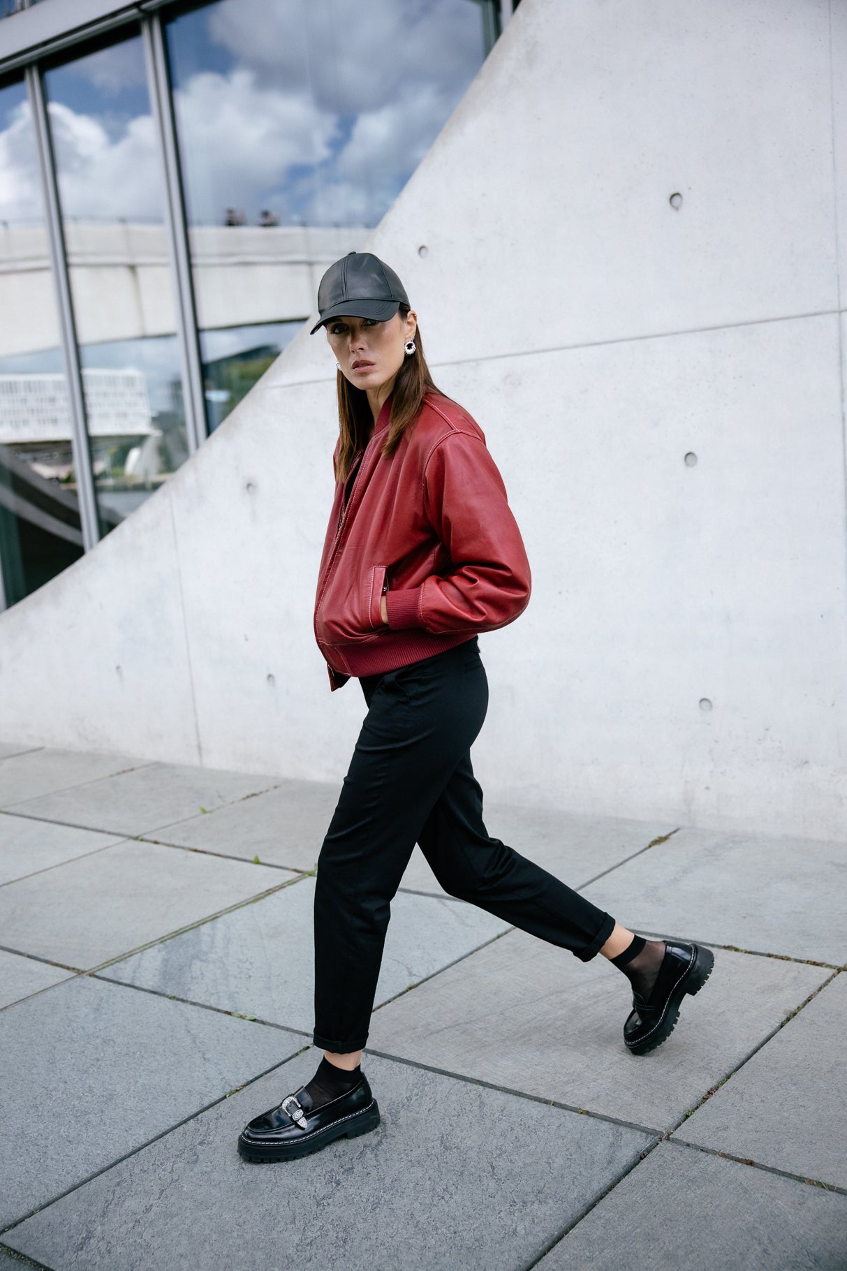 

Pantalon chino Femme Claudia Felicita black | Freeman T. Porter