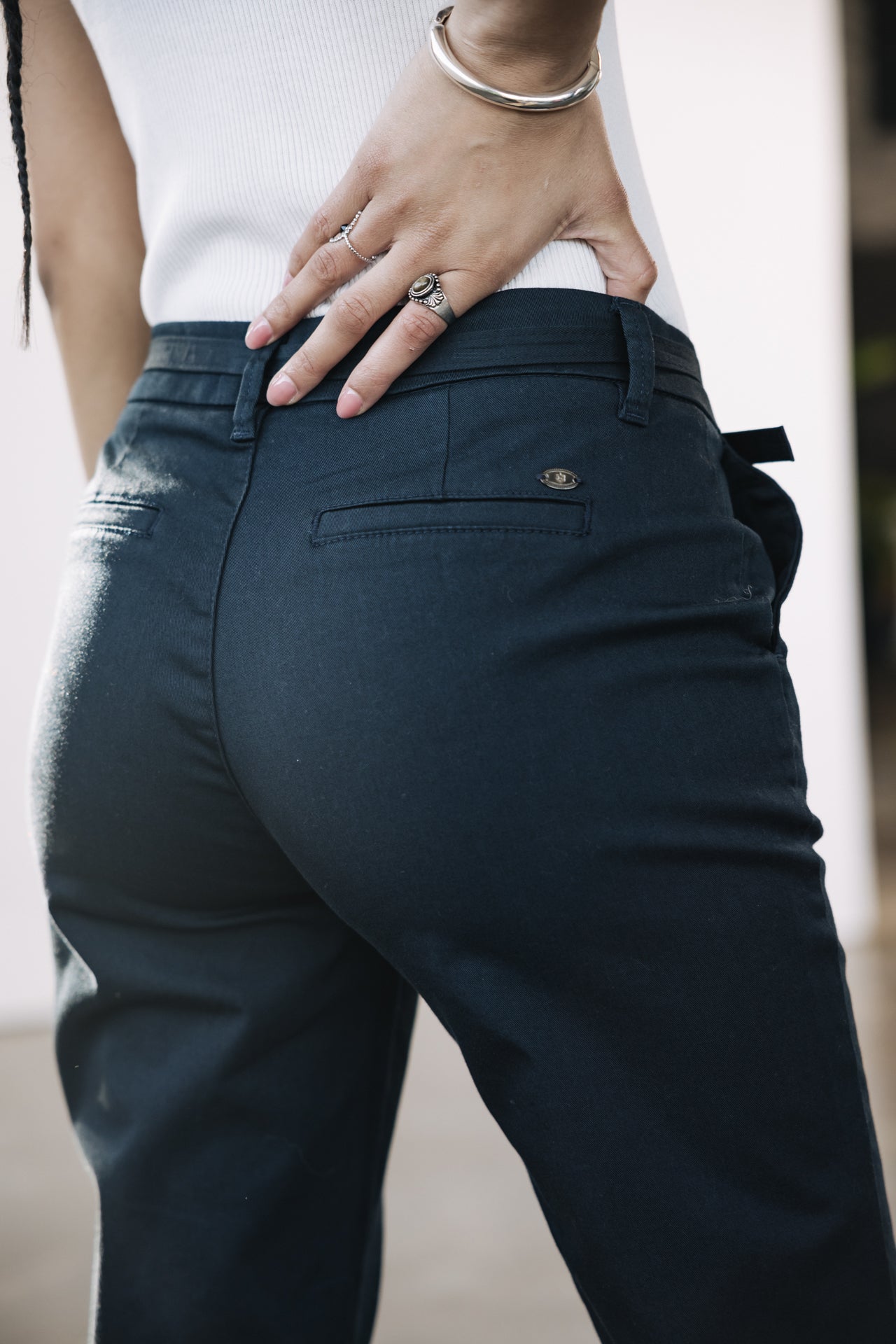

Chino pants Woman Claudia Felicita total eclipse | Freeman T. Porter