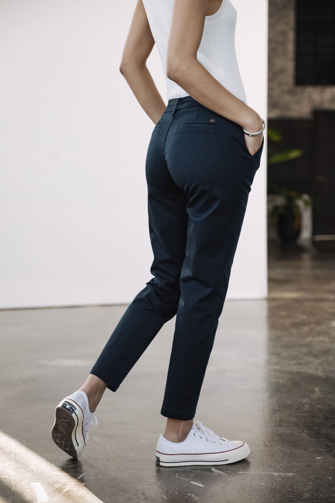 

Chino pants Woman Claudia Felicita total eclipse | Freeman T. Porter