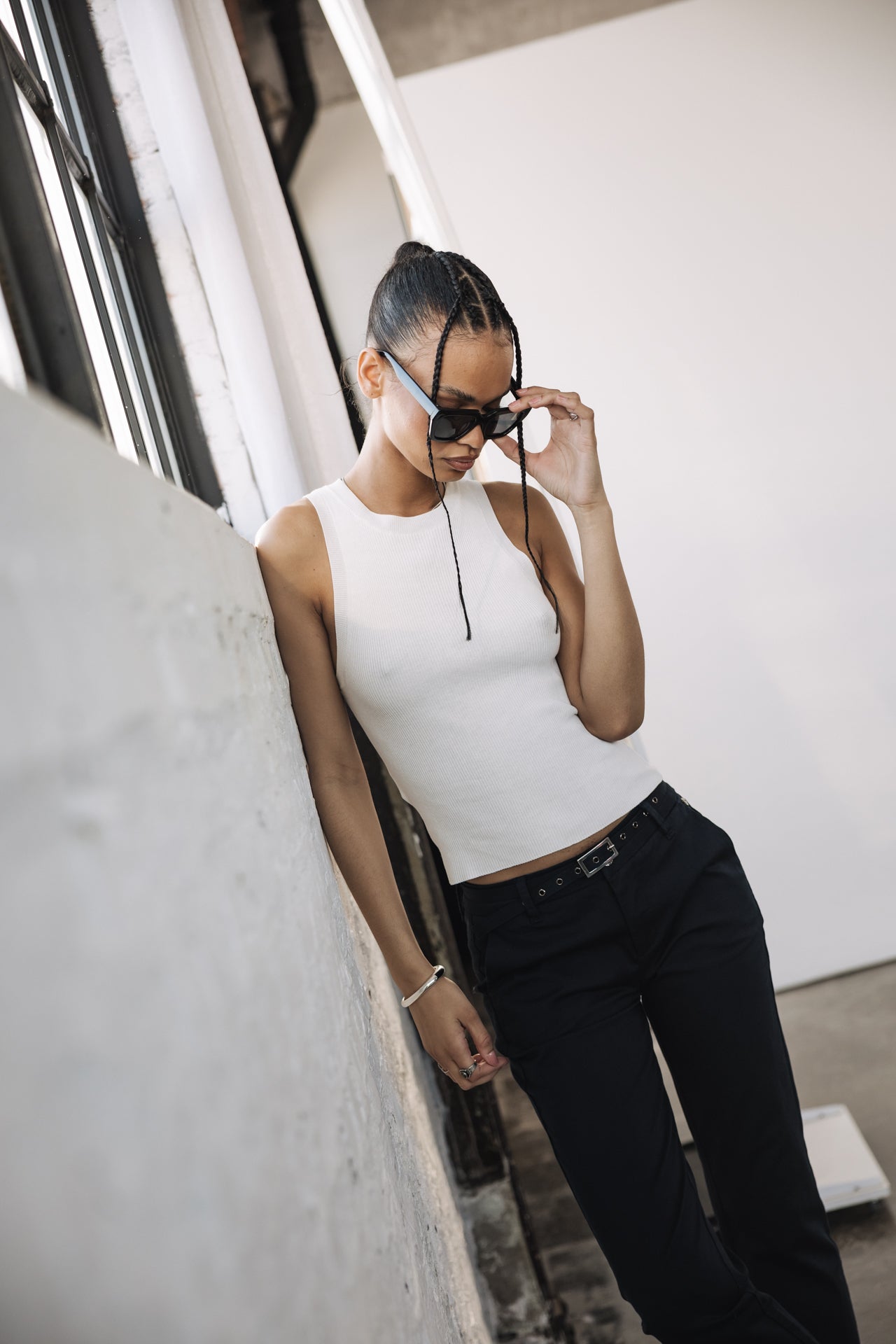 

Chino pants Woman Claudia Felicita total eclipse | Freeman T. Porter