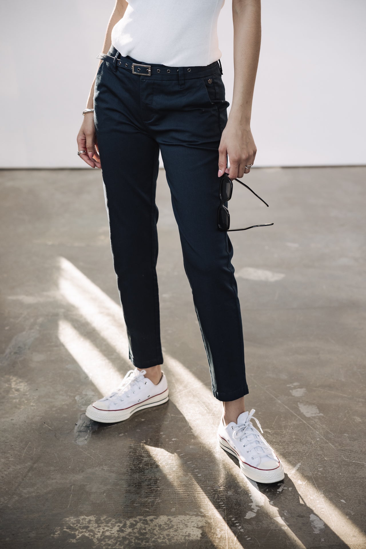 

Chino pants Woman Claudia Felicita total eclipse | Freeman T. Porter