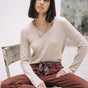

Pantalon city slim Femme Claudia Felicita cappuccino | Freeman T. Porter