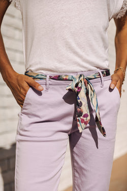 

Pantalon city slim Femme Claudia Felicita pastel lilac | Freeman T. Porter