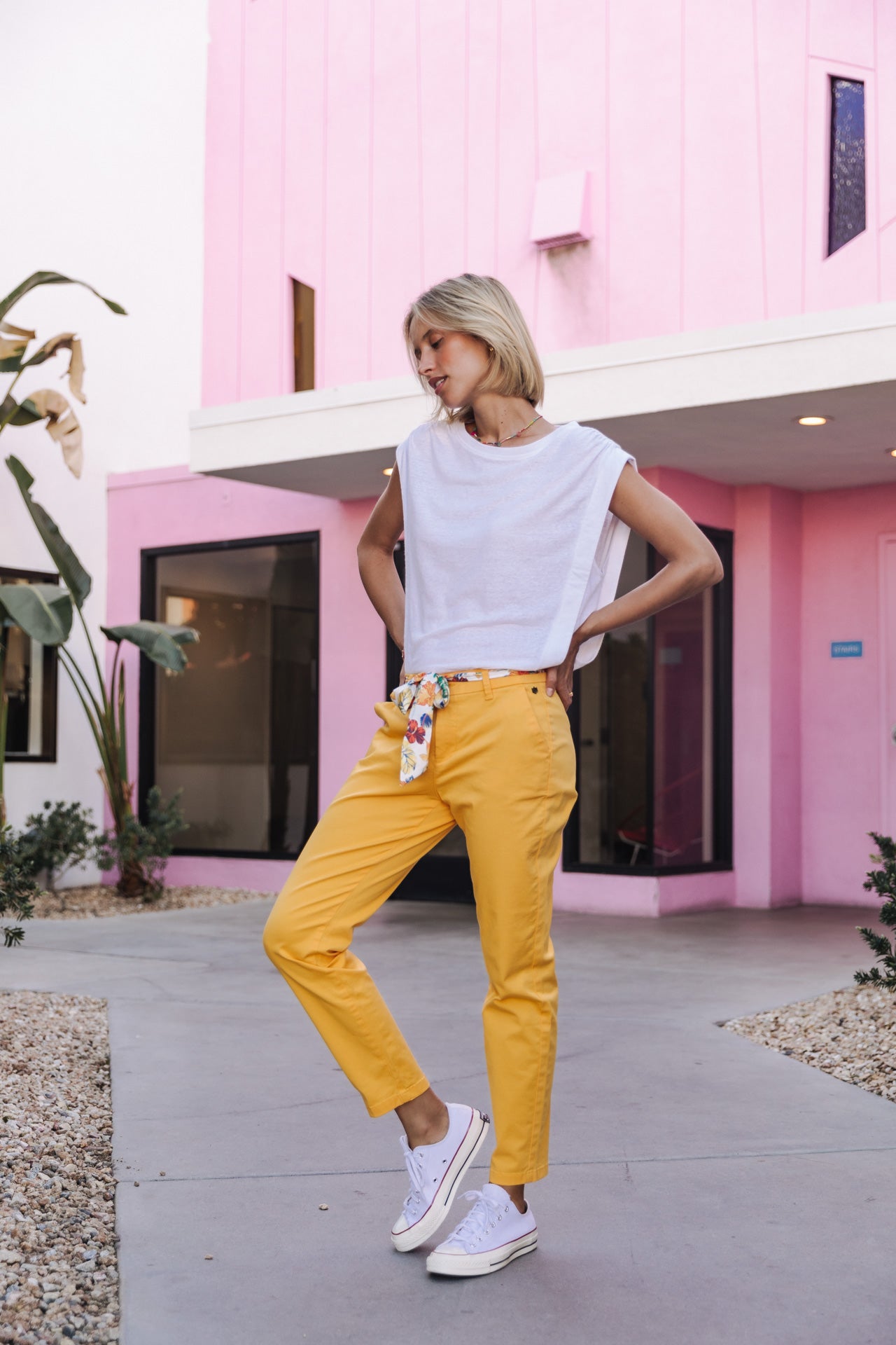   
            

Pantalon city slim Femme Claudia Felicita spectra yellow | Freeman T. Porter
          
