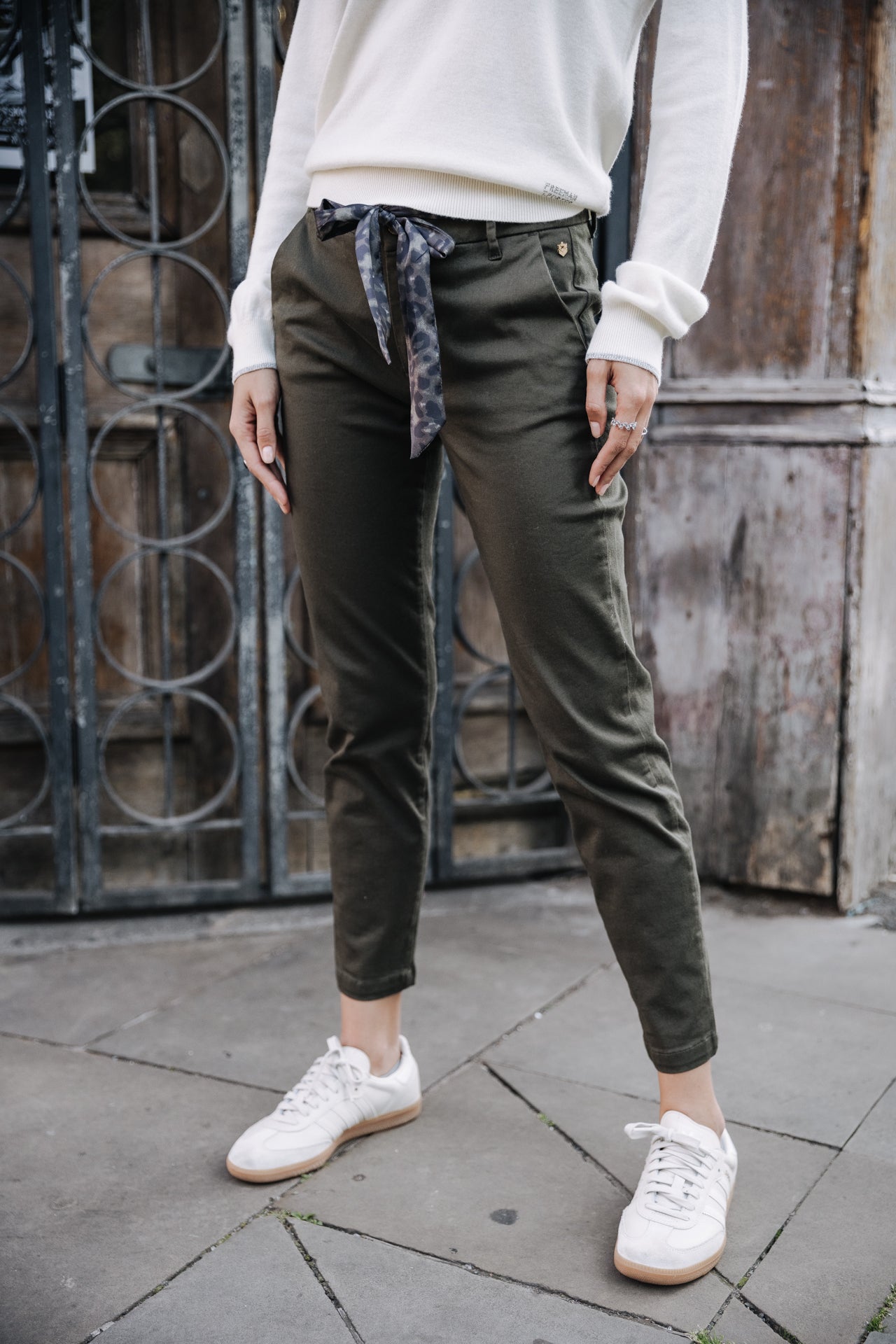 

Pantalon city slim Woman Claudia Felicita forest night | Freeman T. Porter