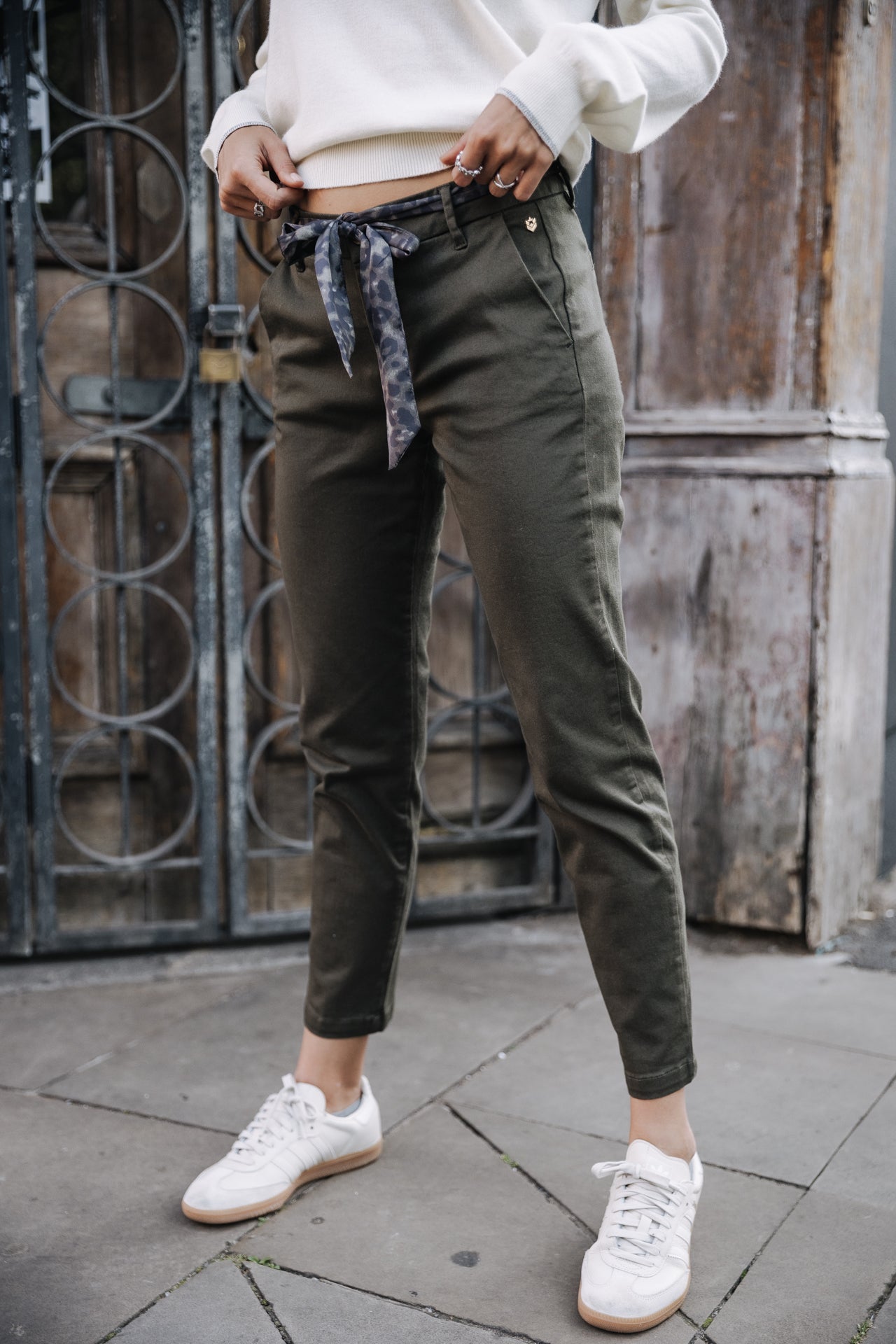 

Pantalon city slim Woman Claudia Felicita forest night | Freeman T. Porter