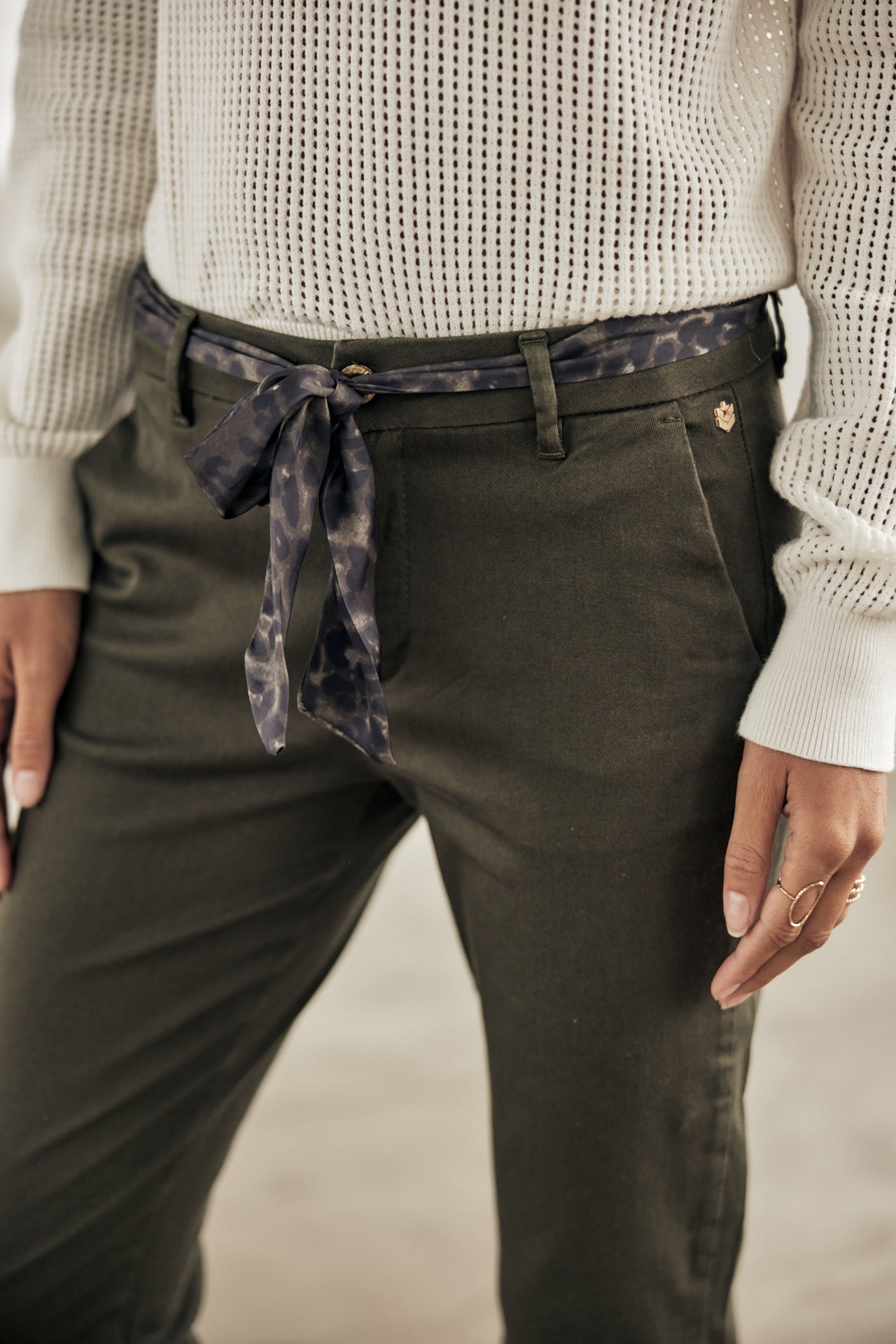 

Pantalon city slim Woman Claudia Felicita forest night | Freeman T. Porter