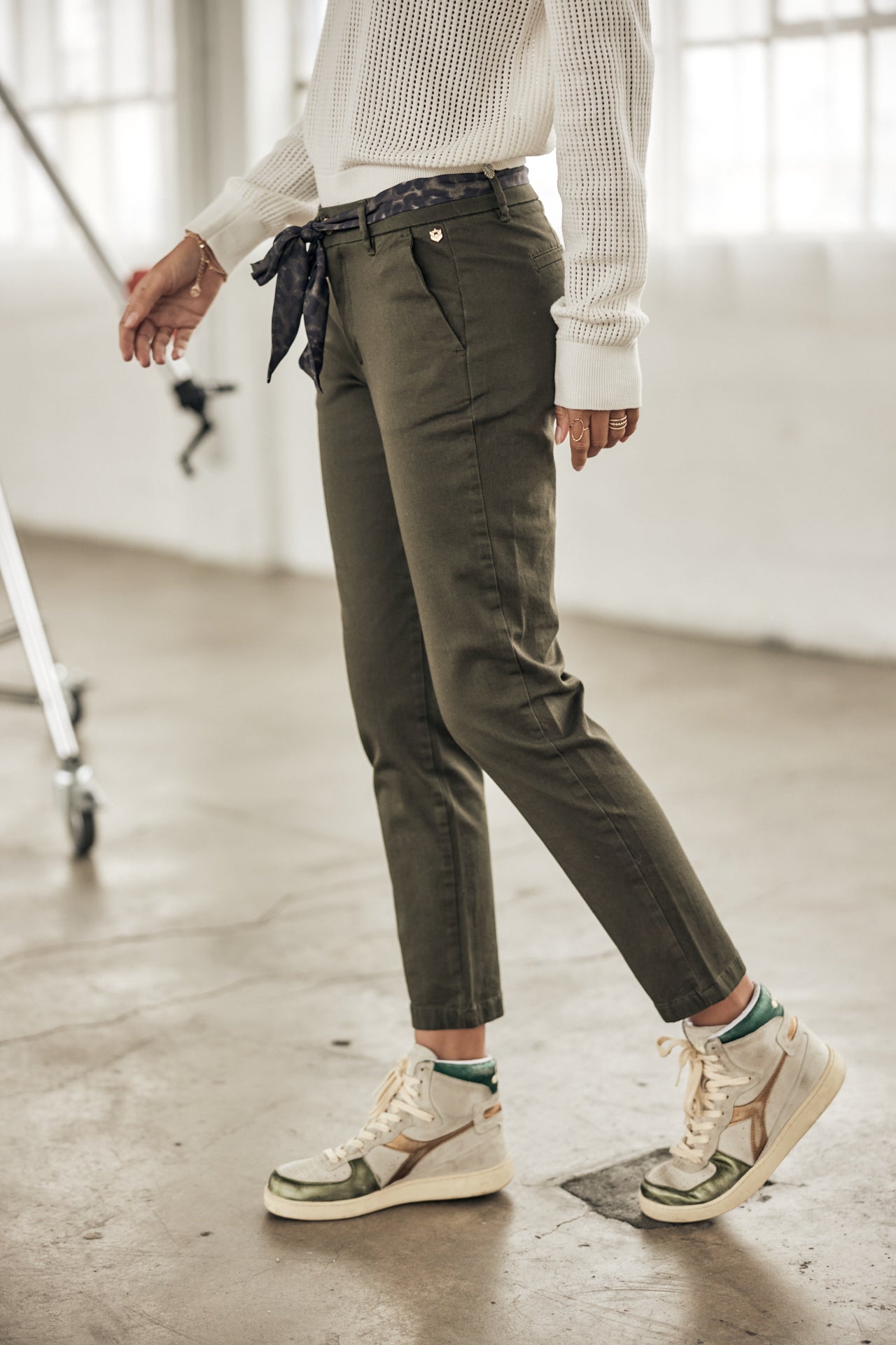 

Pantalon city slim Woman Claudia Felicita forest night | Freeman T. Porter