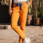 

Pantalon city slim Femme Claudia Felicita tangerine tango | Freeman T. Porter