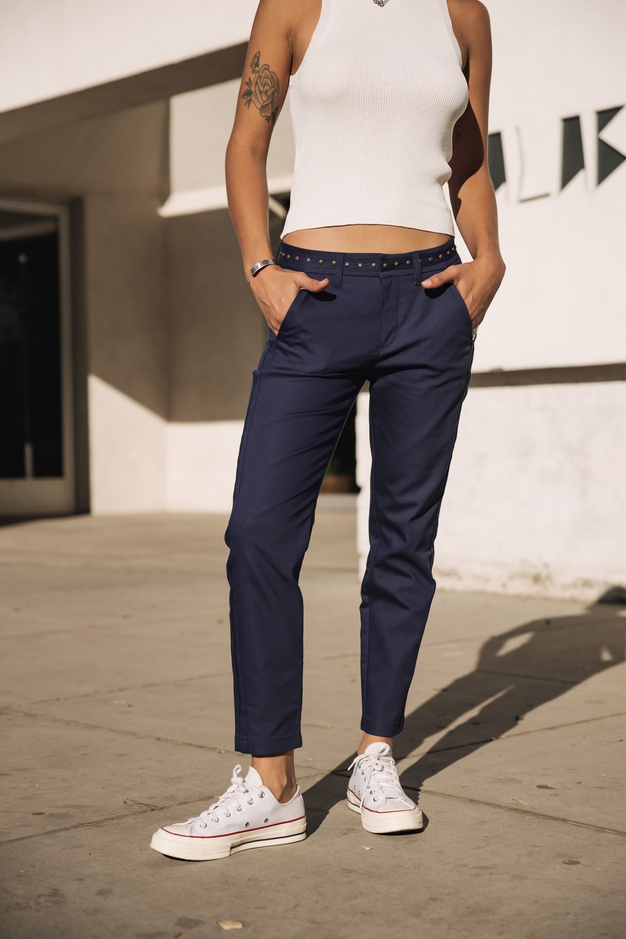   
            

Schlanke Hose Frau Claudia Polyneo Light indigo | Freeman T. Porter
          