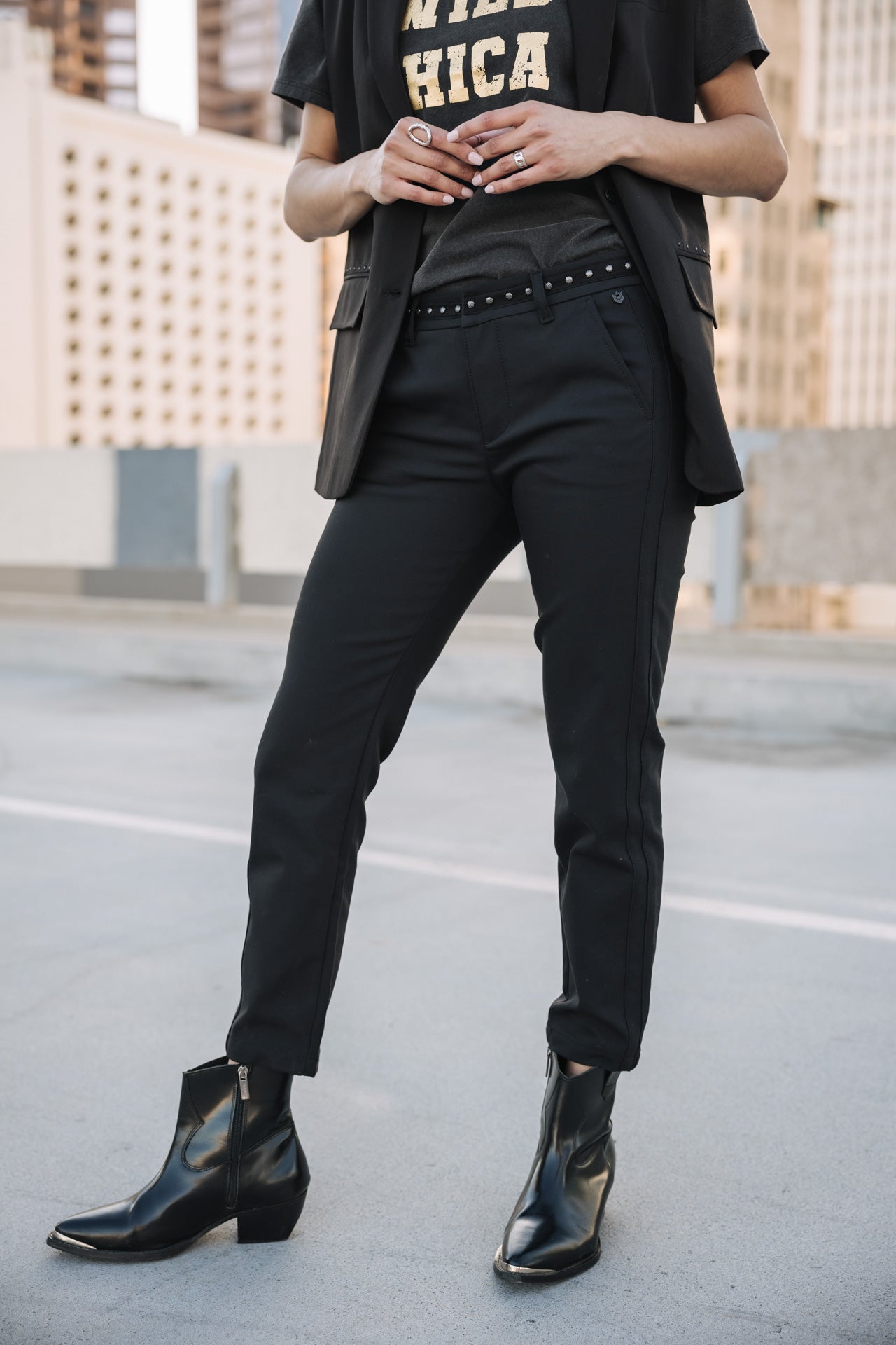   
            

Schlanke Hose Frau Claudia Polyneo black | Freeman T. Porter
          