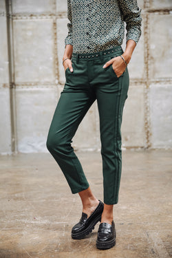 

Pantalon city slim Femme Claudia Polyneo green gables | Freeman T. Porter