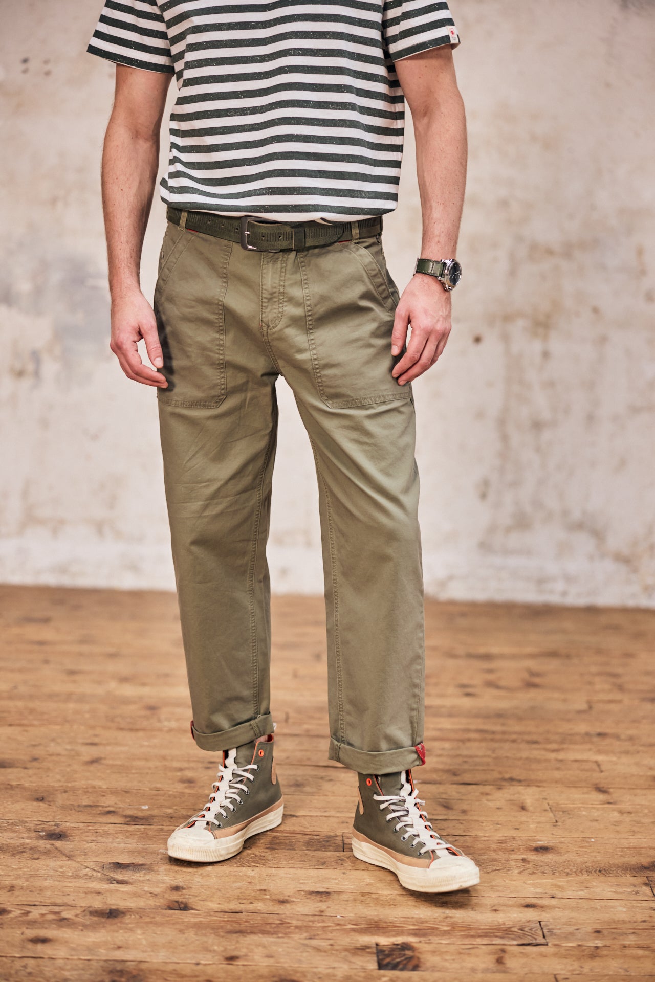 

Workwear pants Men Alexis Yago deep lichen green | Freeman T. Porter