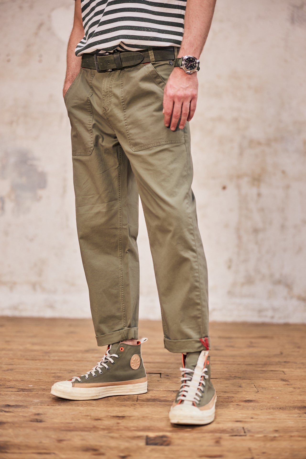 

Workwear pants Men Alexis Yago deep lichen green | Freeman T. Porter