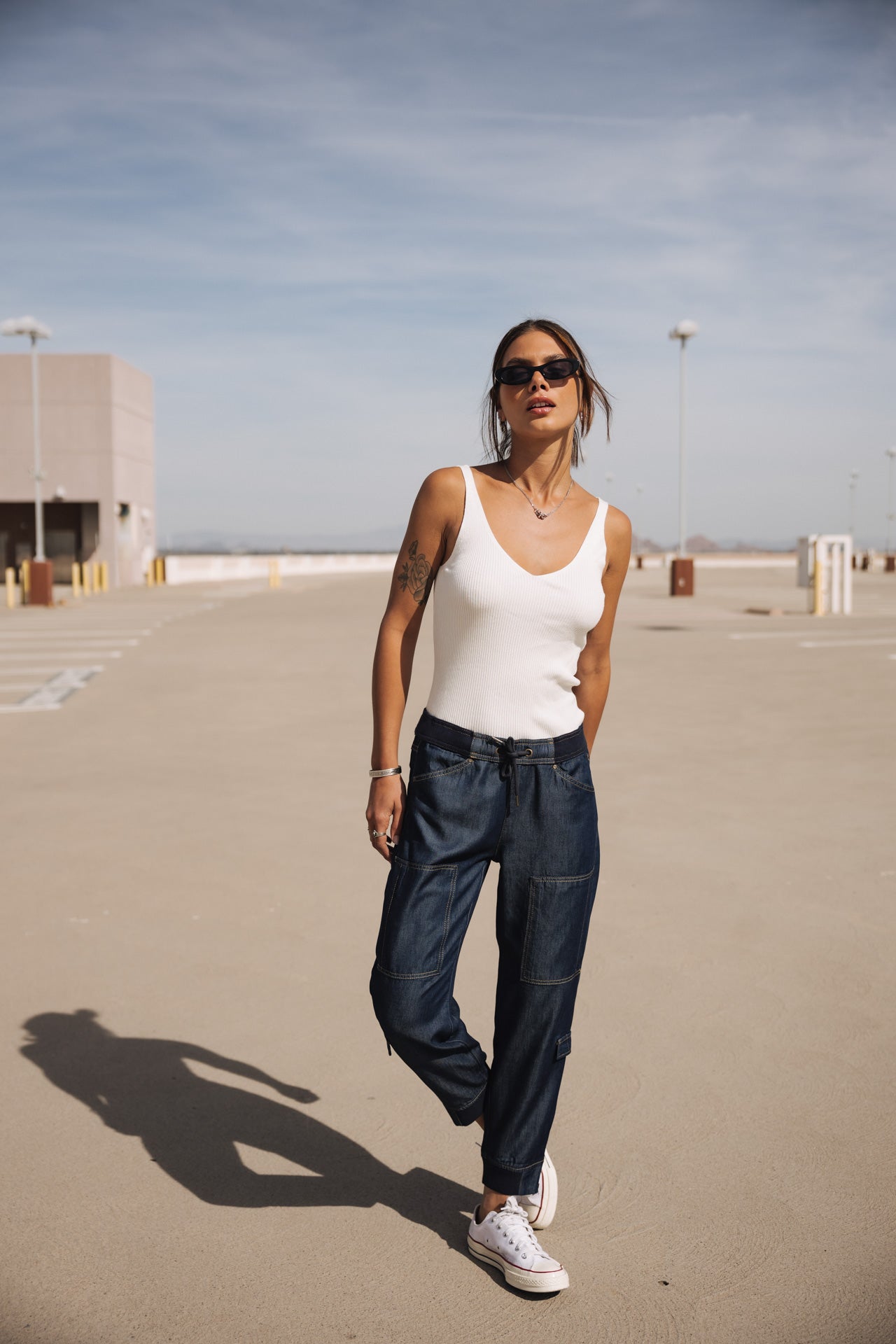 

Cargo jeans Woman Celine mauricia dark | Freeman T. Porter