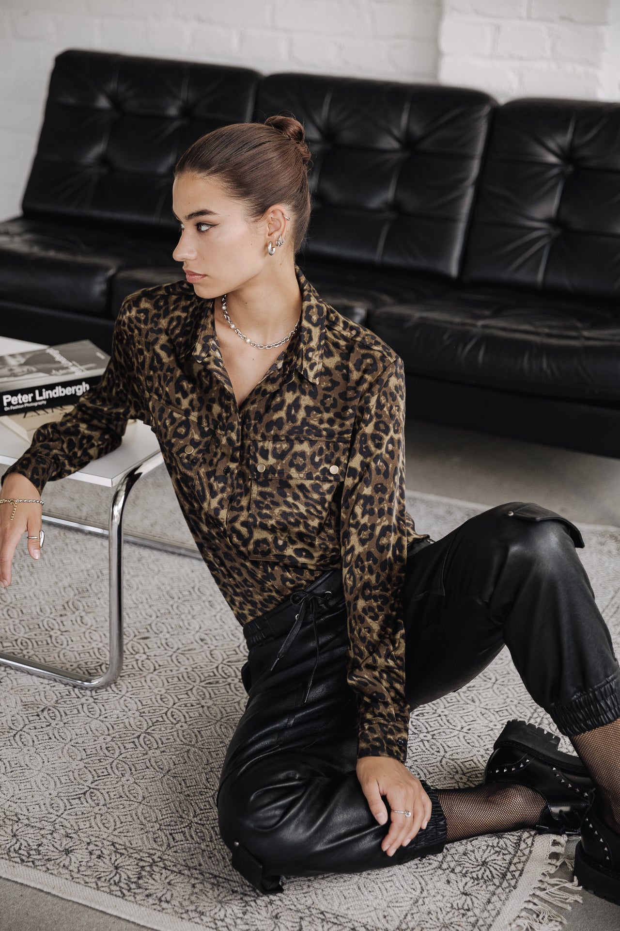 

Cargo-Hose Damen Celine Biker black | Freeman T. Porter