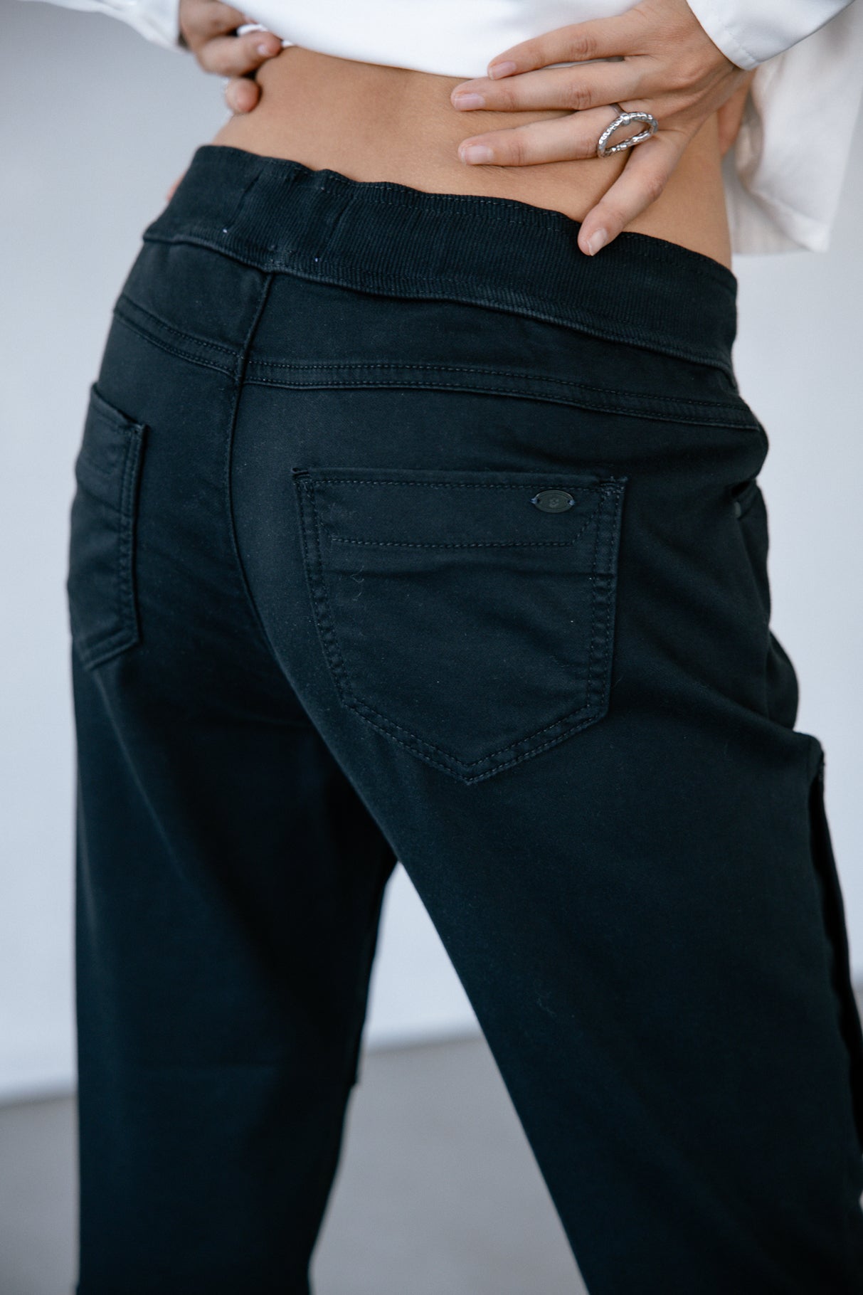 

Pantalon cargo Frau Celine Dobby black | Freeman T. Porter