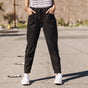

Cargo Hose Damen Celine Jazz black | Freeman T. Porter