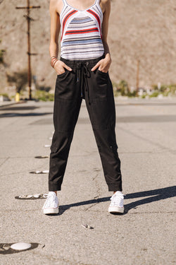 

Pantalon cargo Femme Celine Jazz black | Freeman T. Porter