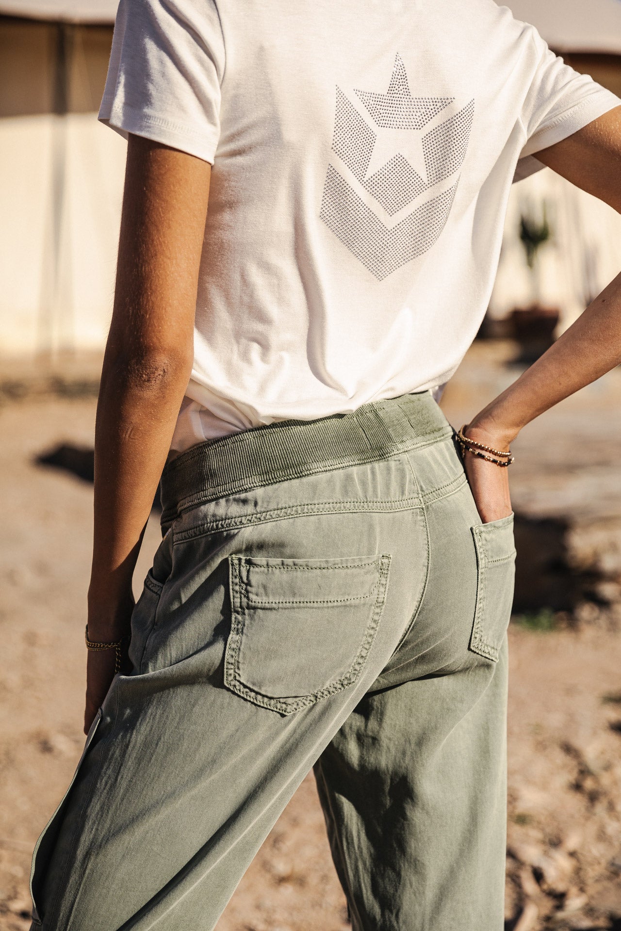 

Pantalon cargo Femme Celine Jazz lily pad | Freeman T. Porter