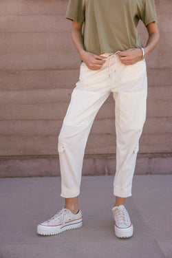 

Pantalon cargo Femme Celine Jazz off white | Freeman T. Porter