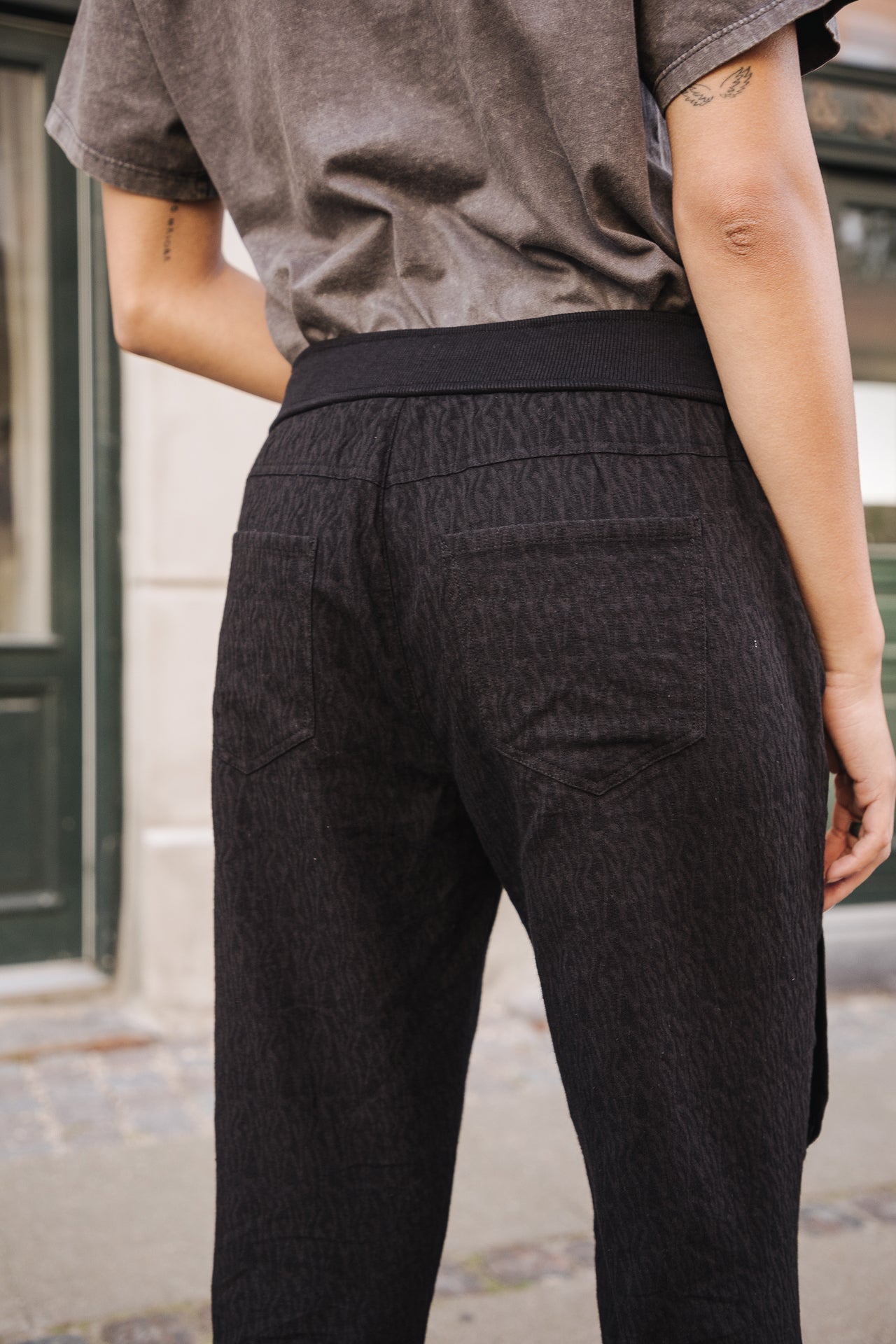 

Pantalon cargo Femme Celine Sapa black | Freeman T. Porter
