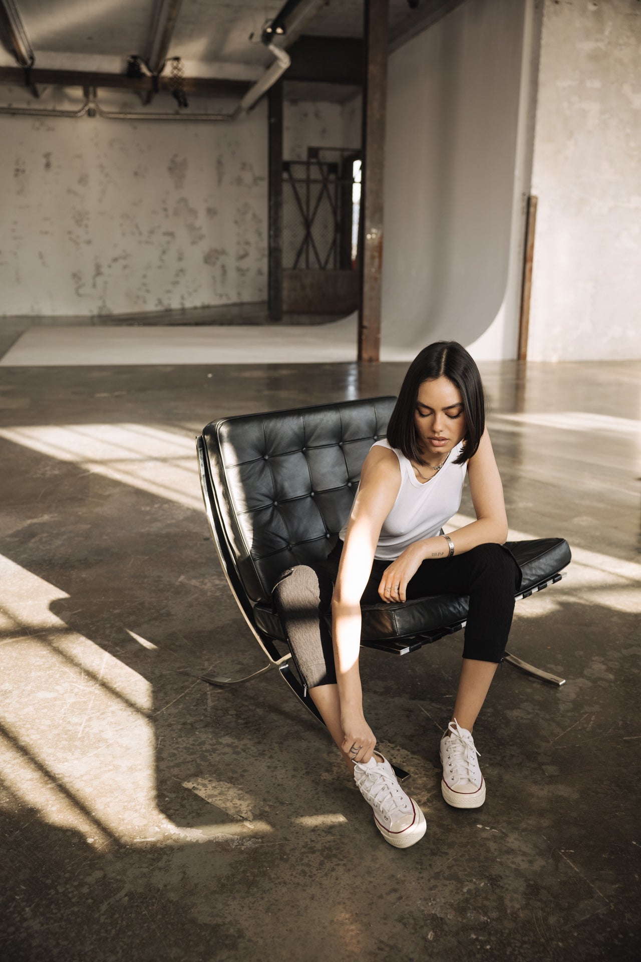 

Pantalon cargo Femme Celine Sapa black | Freeman T. Porter