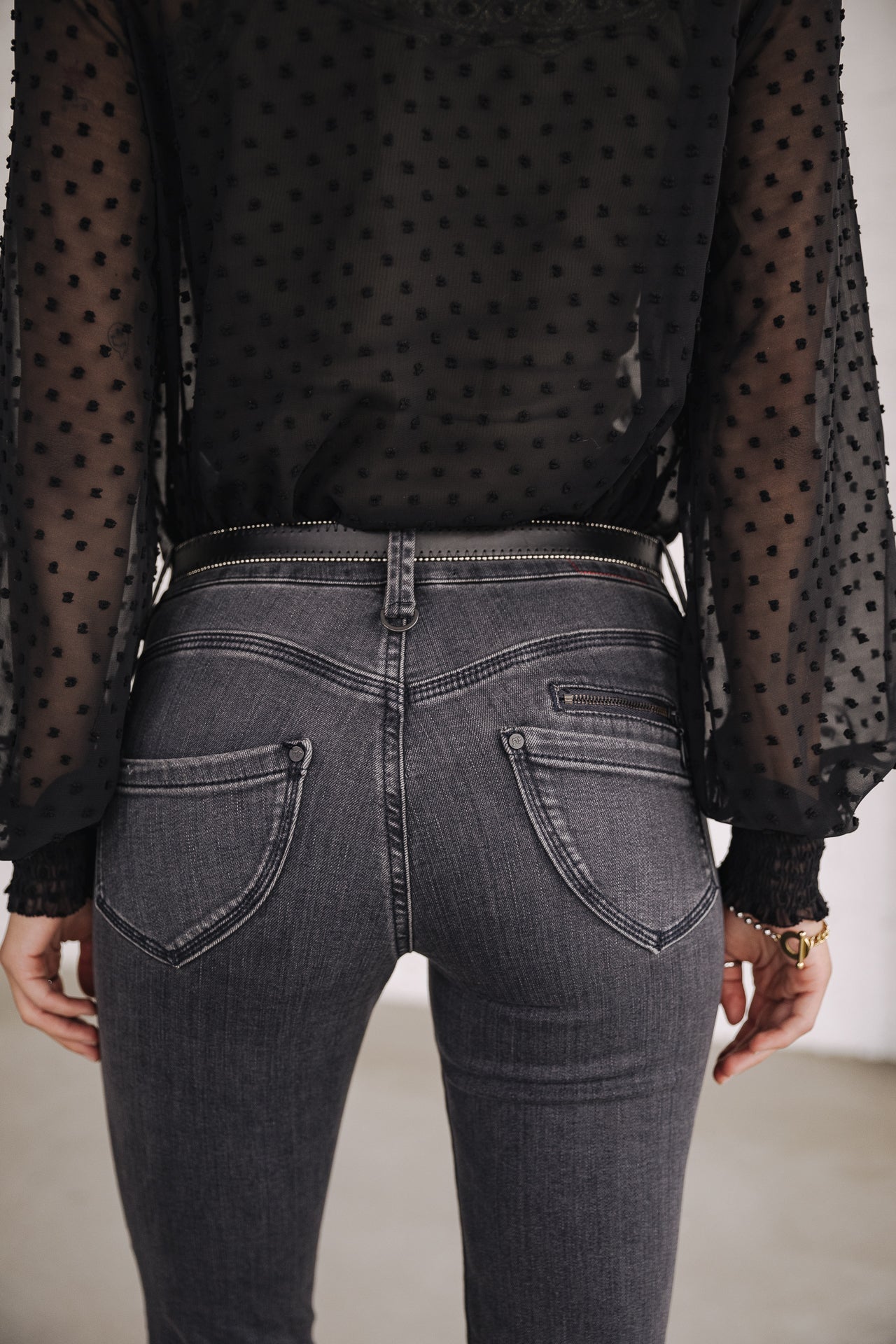 

Jeans taille haute 7/8 Femme Alexa High Waist Cropped bornado | Freeman T. Porter