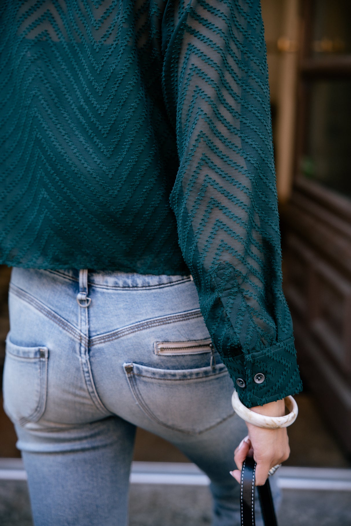 

Vaqueros slim Mujer Alexa High Waist Cropped shark | Freeman T. Porter