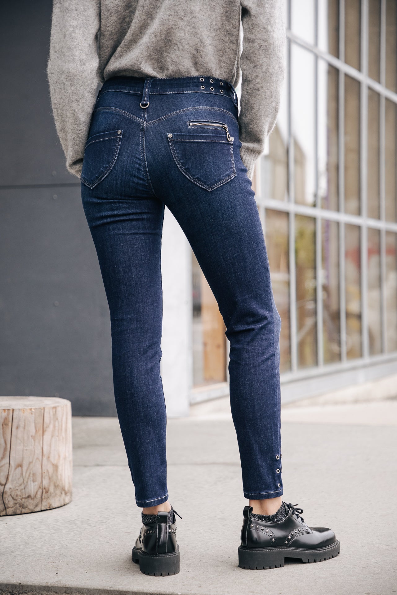 

Jeans taille haute 7/8 Femme Alexa High Waist Cropped mapela | Freeman T. Porter