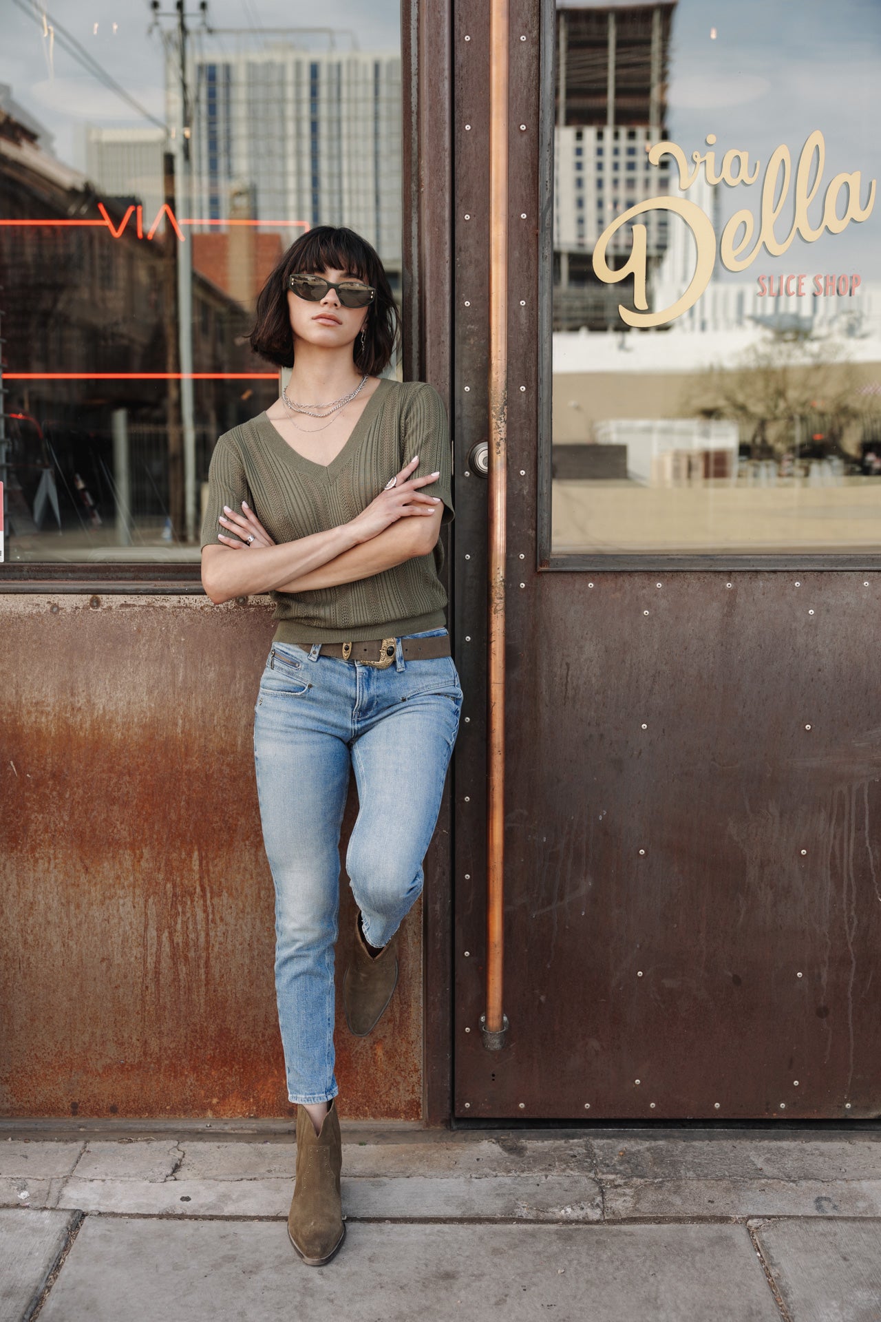 

Slim jeans Woman Alexa High Waist Cropped pirana | Freeman T. Porter